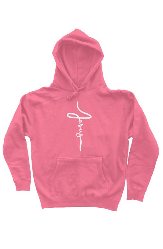 independent pullover hoody Jesus Cross Cursive