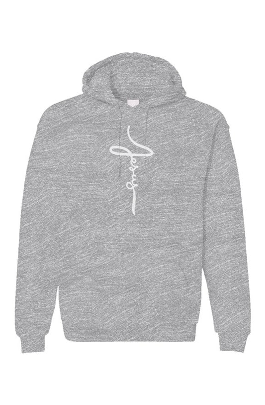 Jesus Cursive Cross Hoodie