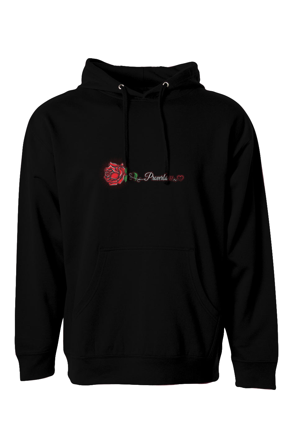 Proverbs 31 Woman Red Rose Hoodie??