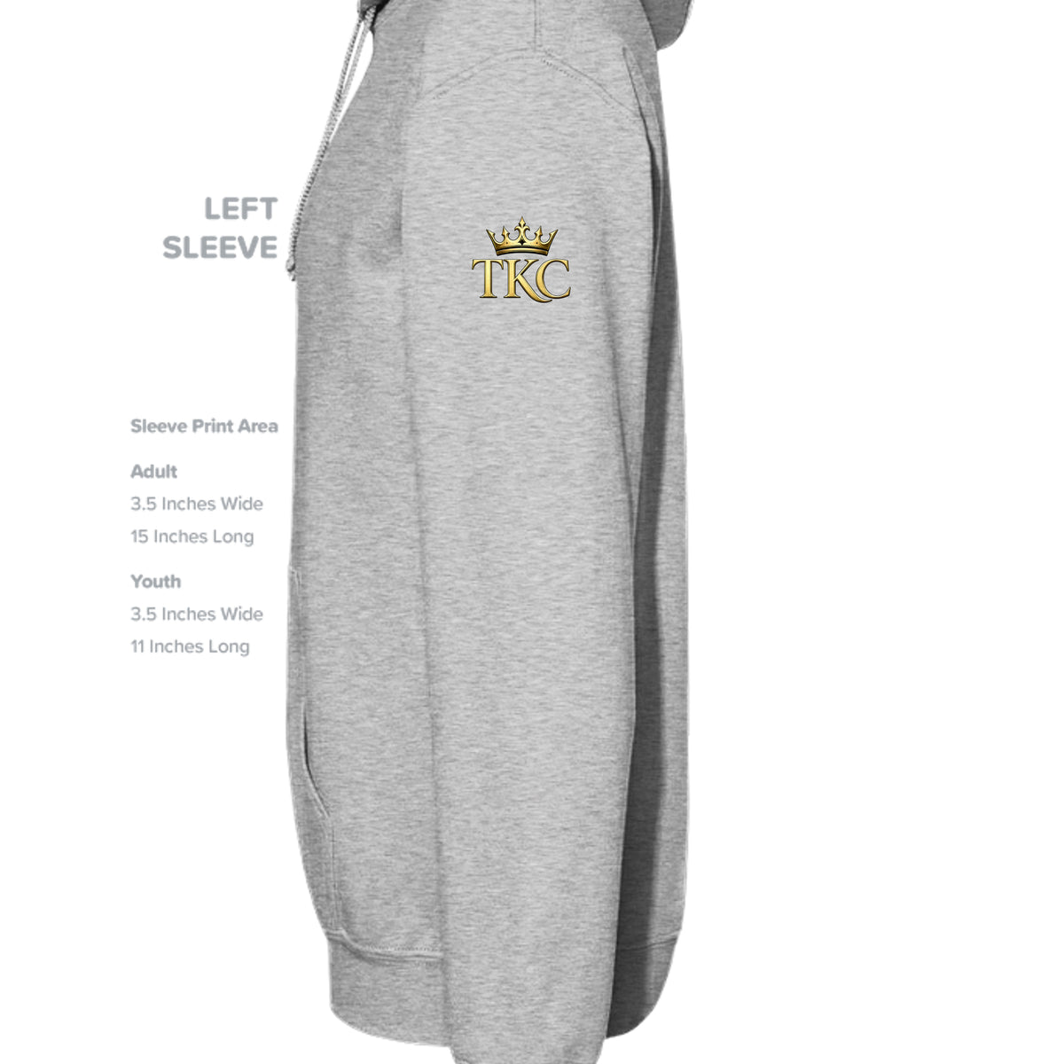 Grey Heather - IND4000 - SLEEVE_LEFT